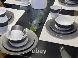 Michael Aram CAST IRON Diner Set 6x4pieces Dinner&Salad Plate, Soup Bowl, Mug
