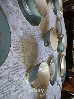 Mid Century Syracuse China Meadow Breeze. Set For 6 Never Used, Very Stunning Set
