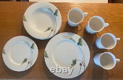 Mikasa Classic Calla Y4109 16pc set Plate Cup Bowl Fine China Porcelain 3 Sets