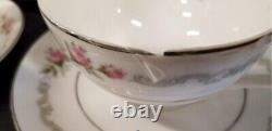Mikasa-First Love Fine China withSilver Trim- #202 51 Piece Exquisite Collection