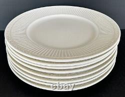 Mikasa Italian Countryside Dinner Plates 11 1/4 Ivory Stoneware DD900 Set of 8