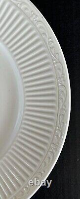 Mikasa Italian Countryside Dinner Plates 11 1/4 Ivory Stoneware DD900 Set of 8