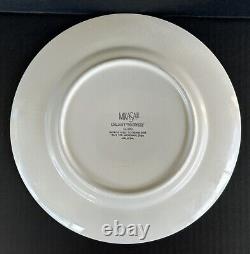 Mikasa Italian Countryside Dinner Plates 11 1/4 Ivory Stoneware DD900 Set of 8