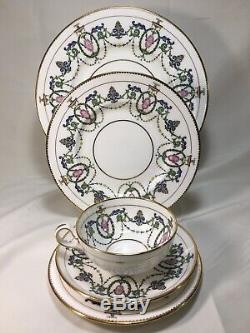 Minton 5-PIECE PLACE SETTING in the H2581 Pattern, RdN#608547 c. 1913 Multiples