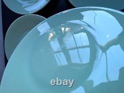 Mosser Jadeite Dinner Plates Set of 6 Jade Jadite Green Glass 10.5 AS IS