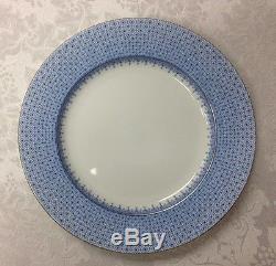 Mottahedeh Cornflower Blue Lace Dinner Plate 10 1/4 Porcelain (set Of 2)