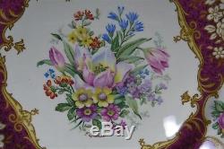 Myott Staffordshire England Signed Numbered Victorian Plates Set of 11