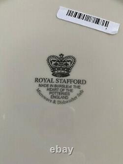 NEW Set of 8 Bunny Rabbit Dinner Plates Royal Stafford England FAST Ship