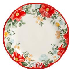 NEW The Pioneer Woman Vintage Floral 12 Pc Dinnerware Set Service for 4 Plate
