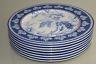 New Williams Sonoma Aerin Fairfield Melamine Dinner Plates Set Of 8 Blue Floral