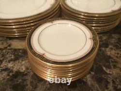 NORITAKE GOLD & SABLE 8 Settings of 5 PIECE PLACE SETTINGS MINT #9758
