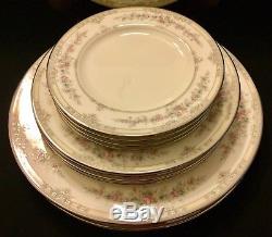 NORITAKE SHENANDOAH SET OF 20 SERVICE FOR 4 Dinner Plates Salad Bread Cups MINT