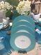 Nwt Set Of (4) Kate Spade Rutherford Circle 11.5 Dinner Plates, Turquoise