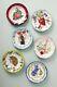 Nathalie Lete Charmante Collectable Dinner Plates Set Of 6 Rare