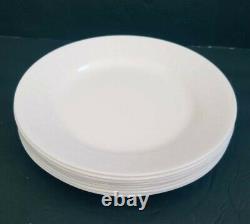 New 18-pc Corelle Vitrelle DINNERWARE SET Embossed White Platters Plates