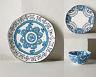 New Anthropologie Beautiful Gloriosa 6pc. Set Dinner & Side Plates + Bowls