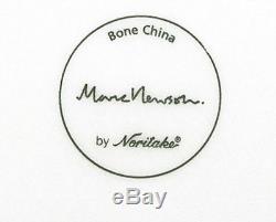 New Noritake Marc Newson Dinner Set 20 Piece White Fine Bone China Durable Plate