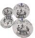 New Set Of 8 Royal Stafford Halloween Skeleton Dining Dinner + Pasta Plates