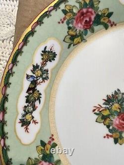 New Williams Sonoma Famille Rose Dinner Plates Set 4, Mix Easter Bunny, 10 3/4