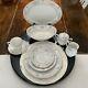 Noritake Bridal Waltz 4109 (8) 5 Piece Place Settings And Service Pieces