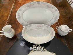 Noritake Bridal Waltz 4109 (8) 5 Piece Place Settings and Service Pieces