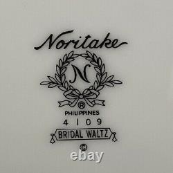 Noritake Bridal Waltz 4109 (8) 5 Piece Place Settings and Service Pieces