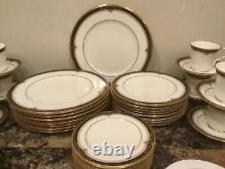Noritake Gold And Sable 8 5 Piece Place Setting Mint #9758