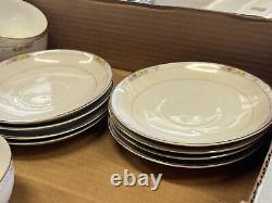 Noritake The Linwood 6 Service China Set 40 Pieces Total Dinner Salad Cups
