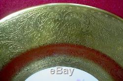 PICKARD china 2023 pic33 pattern GOLD ENCRUSED SERVICE or DINNER PLATE set of 7