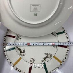 PIERRE FREY Limoges Alpage Dinner Plate Set of 6 rare USED F/S from Japan