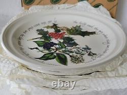 PORTMEIRION HOLLY and THE IVY 10 ½ DINNER PLATES Set of 6 NEW WithBOX