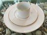 Pottery Barn Dinner & Dessert Plates & Cups With Gold Rim 12 Sets Plus