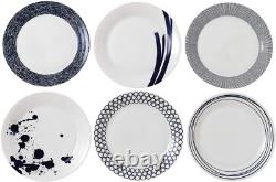 Pacific Mixed Patterns Dinner Plates Set of 6