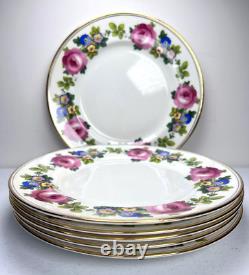 Paragon PAR54 Dinner Plates SET 6 Antique Star Bone China ENGLAND Pink 8 7/8