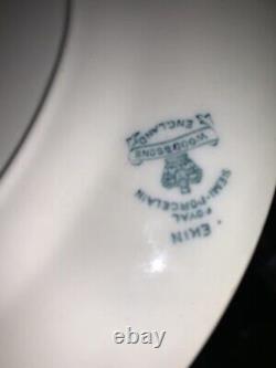 Pekin Set 6 Plates 9 In Round Oriental Motif RoyalWood & Sons England Porcelain