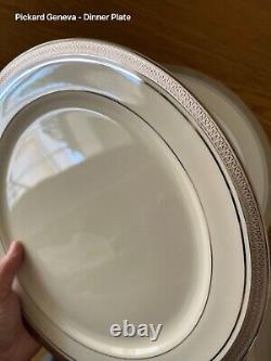 Pickard Geneva 4 sets of 3-pc setting (Dinner, salad and butter plate)