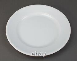 Pillivuyt France Porcelain Classic White Dinner Plates 12 1/4 Set of 6