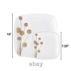 Plastic Dandelion Square Dinner Plate Tableware Set Wedding Party Dinner Package