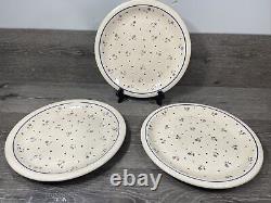 Polish Pottery Boleslawiec Country Meadow Floral Dinner Plate 11 Set Of 3