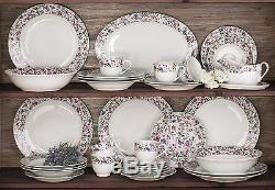 Porcelain Dinner Set Floral 35pc Bowl Plate Cup Mug Saucer Dish Dining Tea China