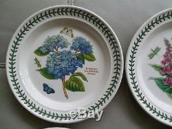 Portmeirion Botanic Garden 10.5 Porcelain Dinner Plates, Set of 6 Made In UK