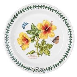 Portmeirion Exotic Botanic Garden Dinner Plate Set with 6 Assorted Motifs New