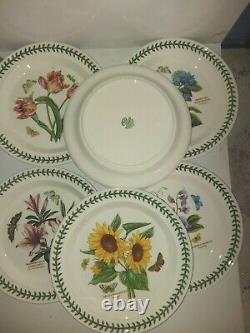 Portmeirion botanic garden set of 12 (TWELVE) assorted dinner plates