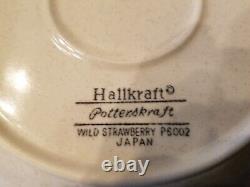 Potterskraft Hallkraft Wild Strawberry P6002 Stoneware Complete Set (oven/table)