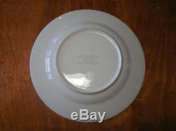 Pottery Barn Japan TEXTURED White Set of 4 Dinner Plates 10 7/8 Criss Cross Rim