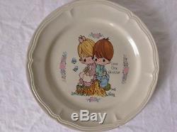 Precious Moments Dinner Plates The Enesco Collection Set Of 7 Vintage