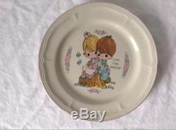 Precious Moments Dinner Snack Plates The Enesco Collection Set Of 13
