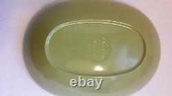 Prolon 7900 MCM Melamine Avacado Green & Aqua Blue 5 PC Set Service For 8 NOS