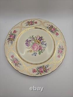 Queen's Bouquet by Rosenthal Set Of 8 Continental Ivory 10 5/8 Dinner Plates