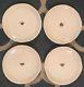 Rare Discontinued Htf Rae Dunn Boutique Crown Dinner 10 Plates Set Of 4